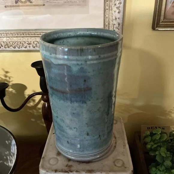 Handmade Glazed Pottery Wine Chiller - Picture 11 of 15